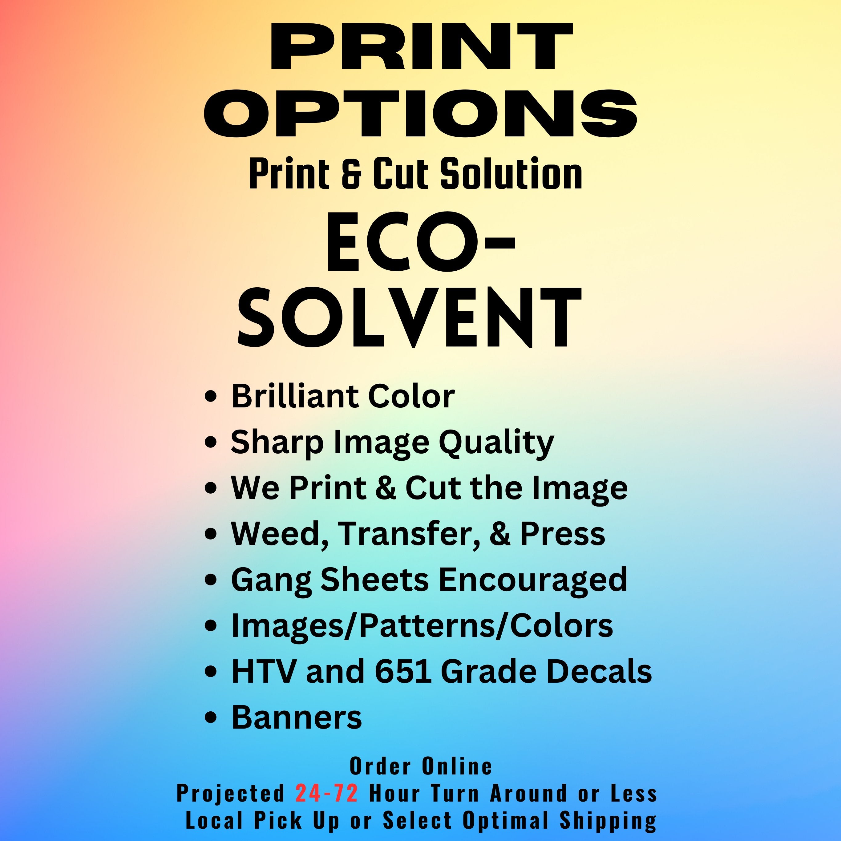 Discover Eco-Solvent Printing Options – Incubate, LLC