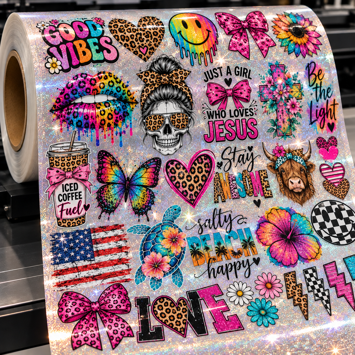 Glitter DTF Rolls